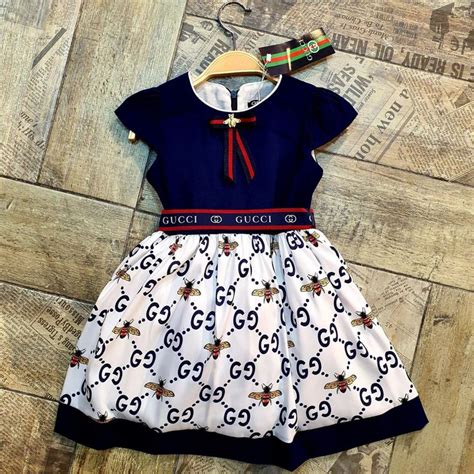 gucci oddler girl dress|Gucci baby jumpsuit.